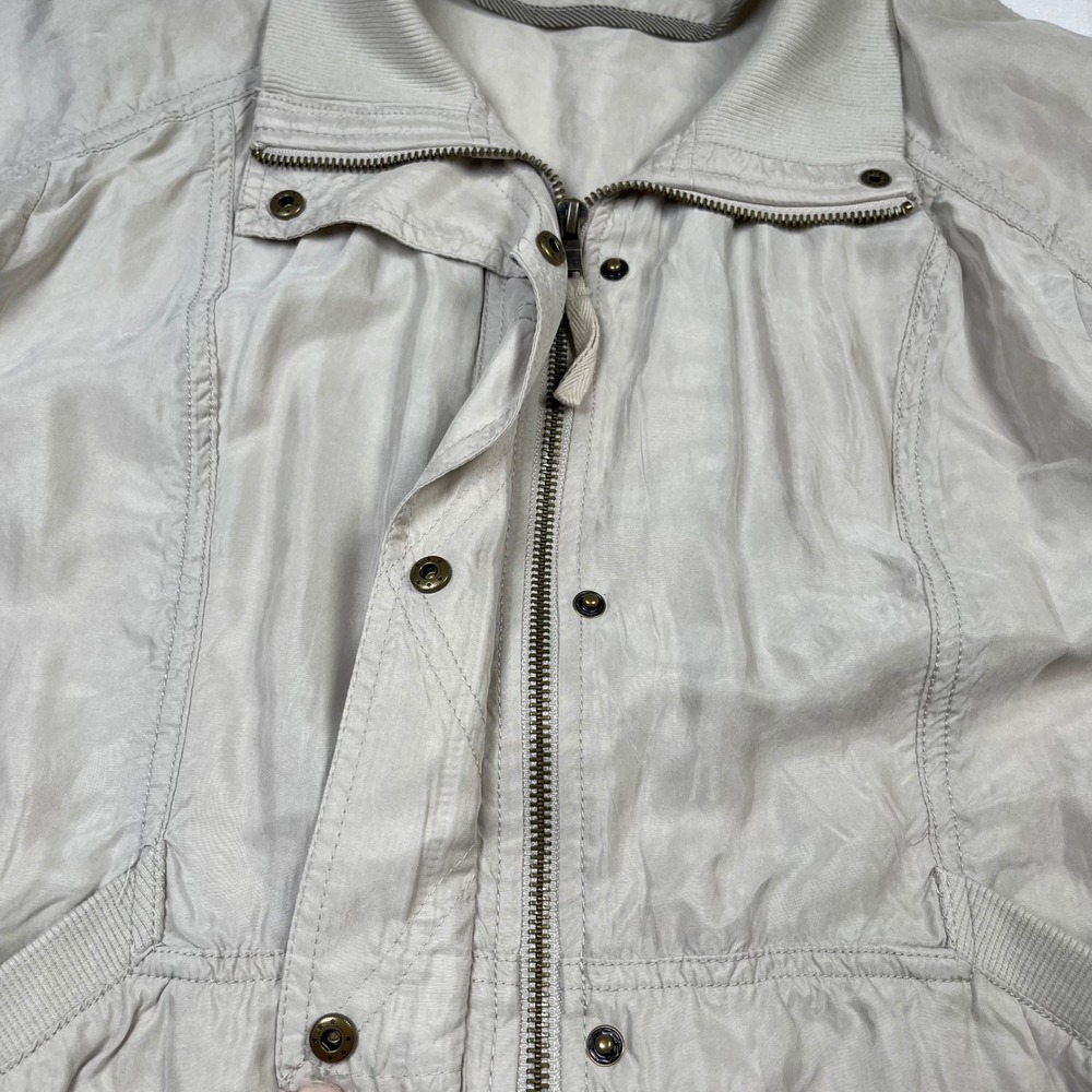 Marrakech Jacket Beige Lightweight Utility Drawst… - image 5